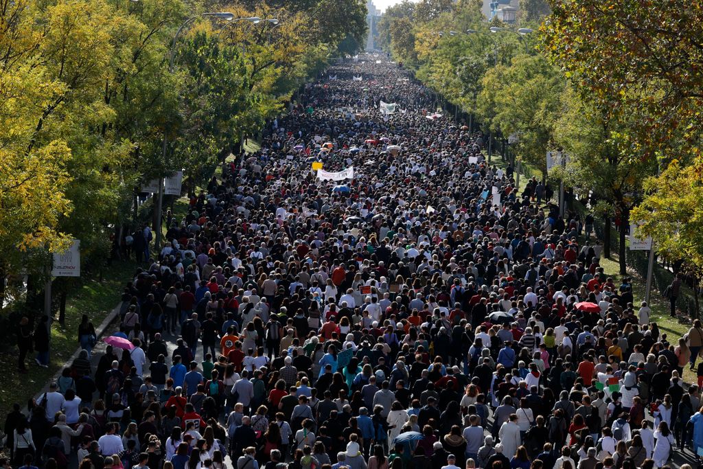 Multitudinaria marcha en Madrid por la Sanidad Pública: más de 670 000 manifestantes, según los organizadores