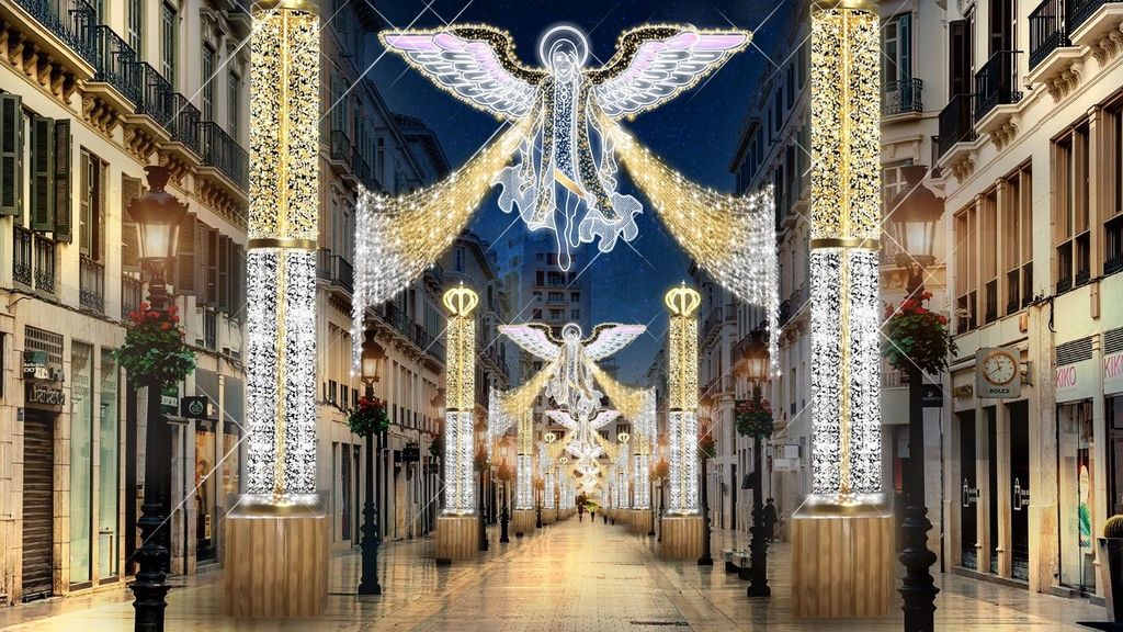 Málaga enciende sus luces navideñas