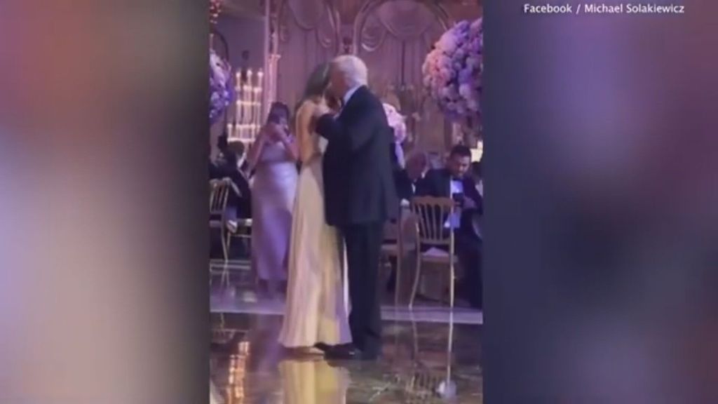 El baile de Donald Trump y Melania durante la boda de su hija Tiffany (Noviembre 2022)