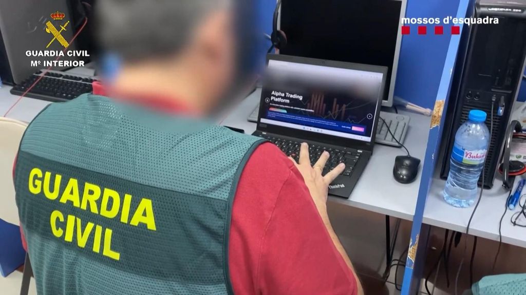 Guardia Civil y Mossos d’Esquadra  desarticulan una organización criminal  dedicada a estafas con criptomonedas en  Albania