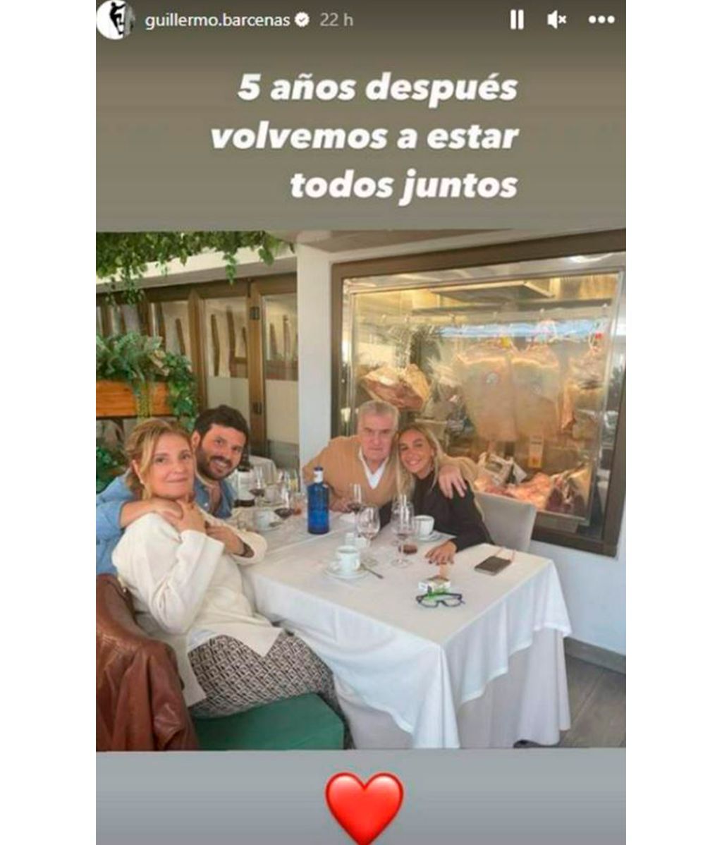 Willy Bárcenas se reúne con sus padres después de cinco años