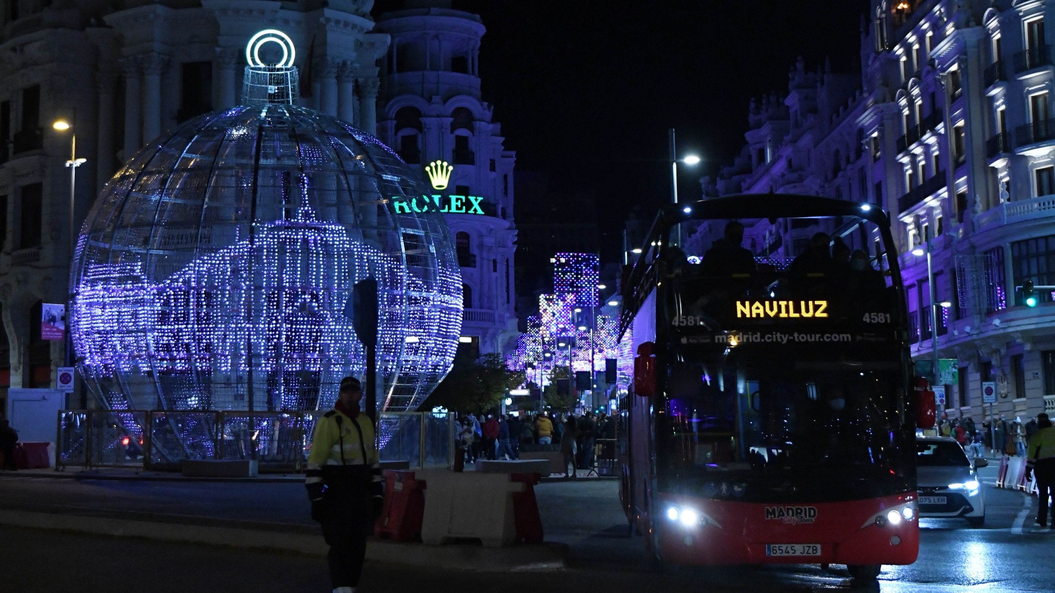autobus luces de navidad madrid city tour