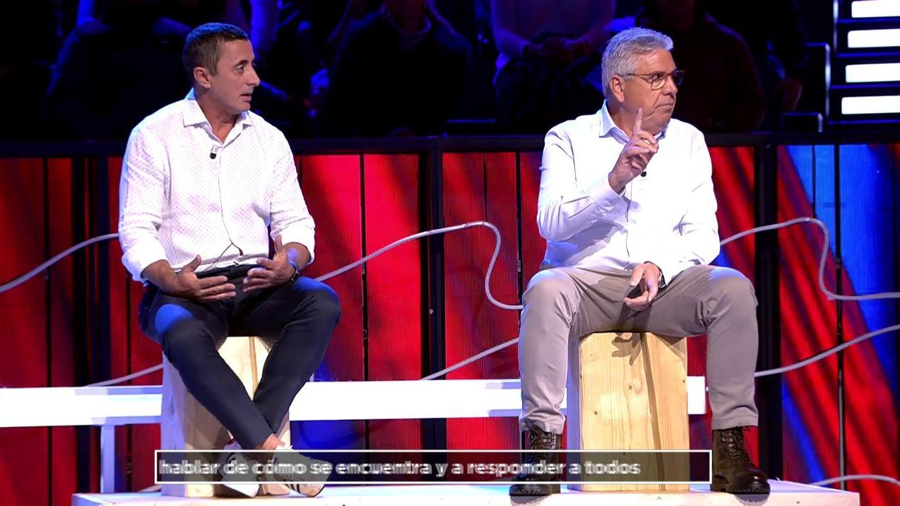 Los padres de Claudia y Javi, en plató