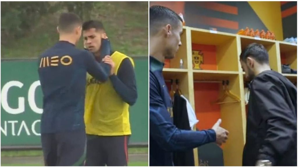 Las tensiones en el United llegan al vestuario de Portugal: los gestos de los compañeros a Cristiano