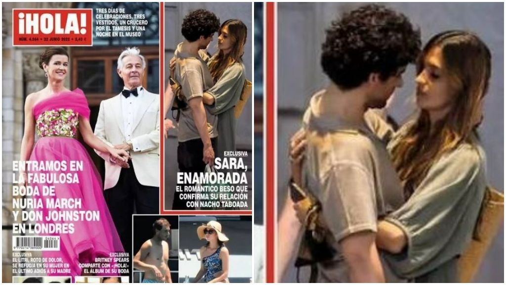 El beso que confirmaba la relación de Sara Carbonero y Nacho Taboada