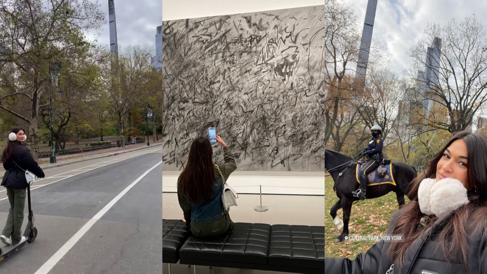 Estela Grande en el MoMa y Central Park