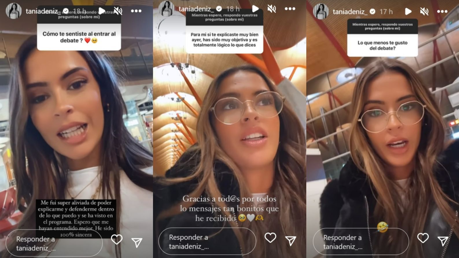 Tania Deniz hace balance de su paso por 'El Debate de las Tentaciones'