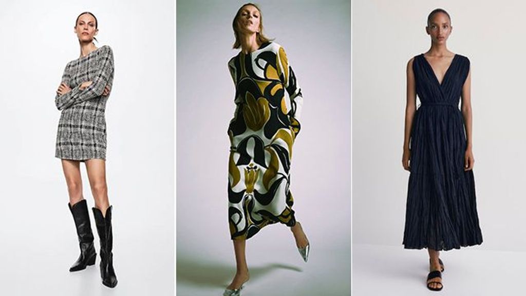 04 Vestidos de Mango, Zara y Massimo Dutti