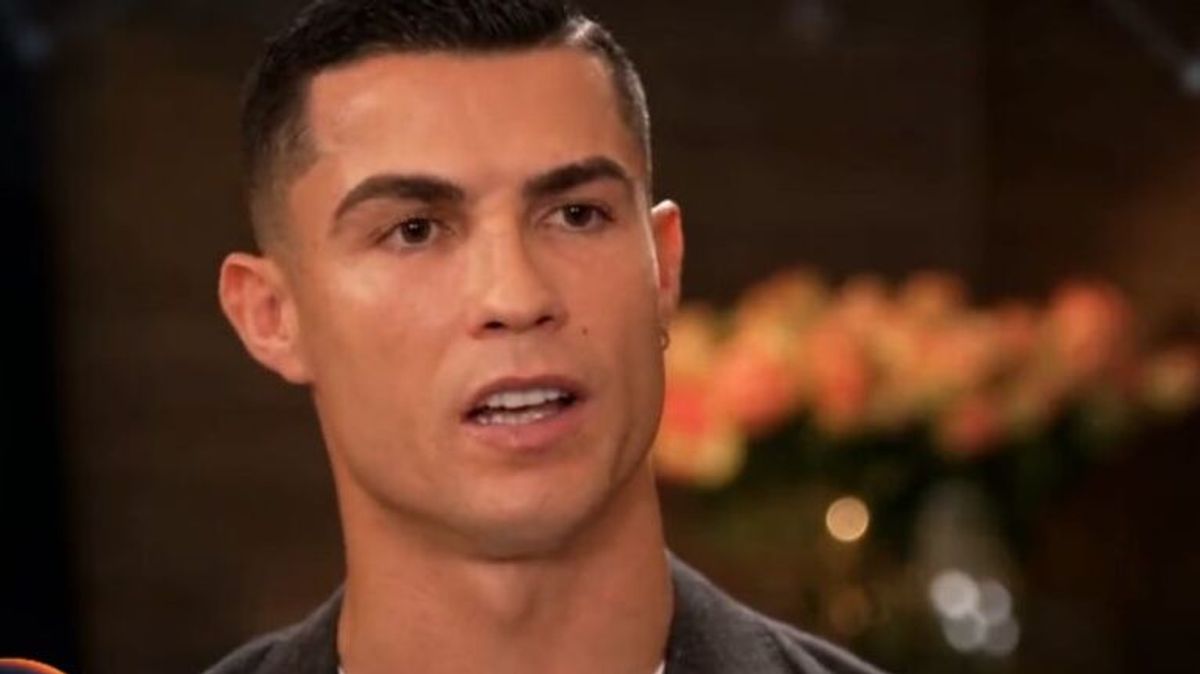 Cristiano Ronaldo, en la entrevista con Piers Morgan Cristiano Ronaldo, en la entrevista con Piers Morgan