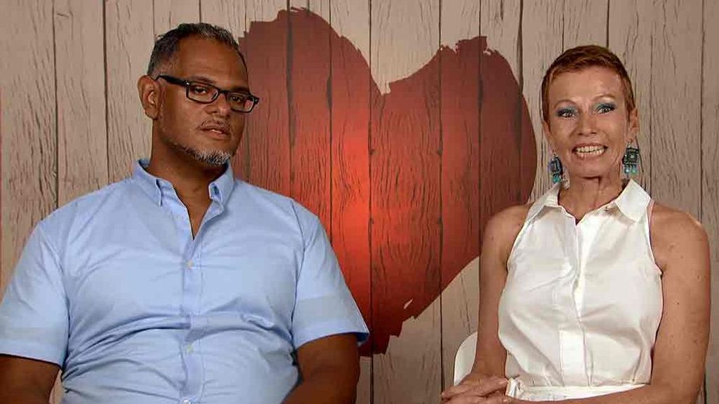 José Luis y Miriam durante su cita en 'First Dates'