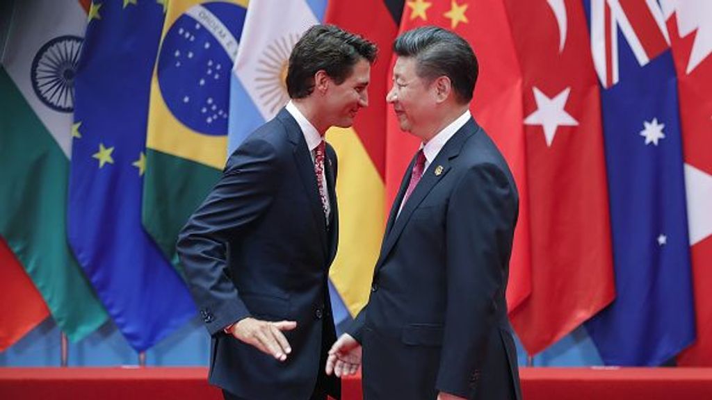 Xi Jinping y Trudeau en imagen de archivo