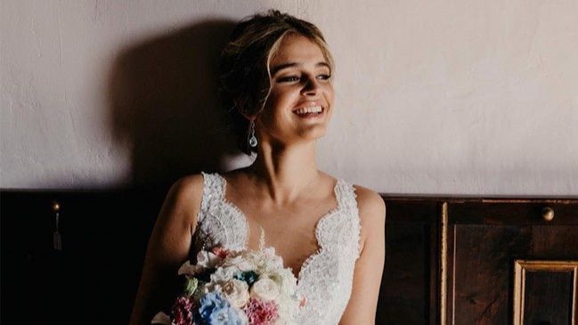 Fue Goyo Acevedo quien maquilló a la influencer durante el día de su boda.