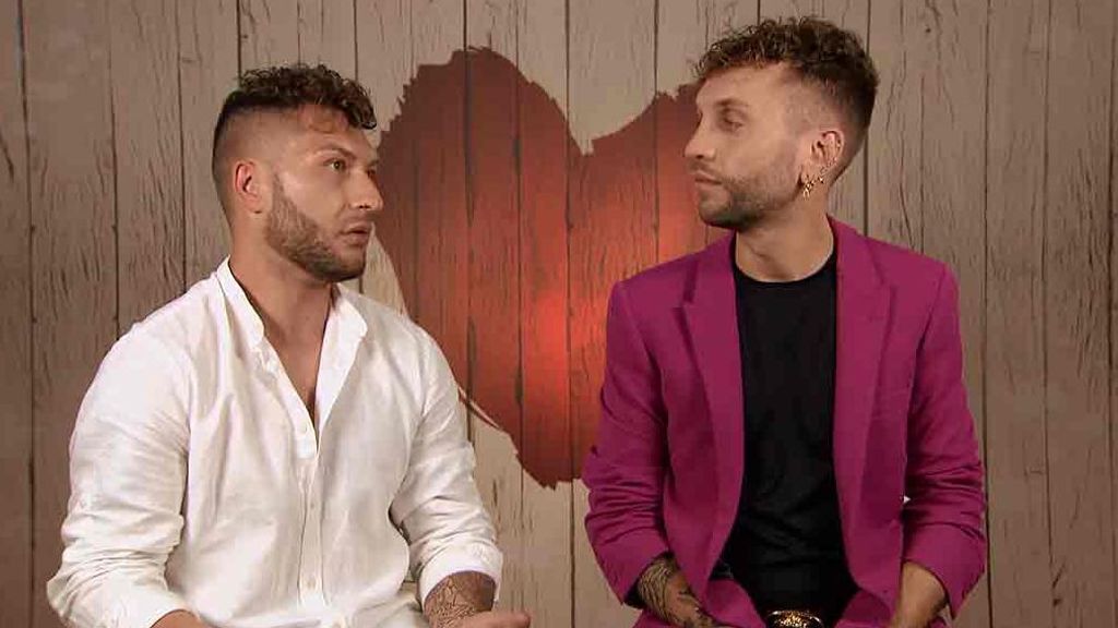 Luca y Miguel Ángel durante su cita en 'First Dates'