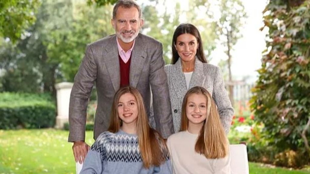 Posado navideño de la Familia Real en 2021