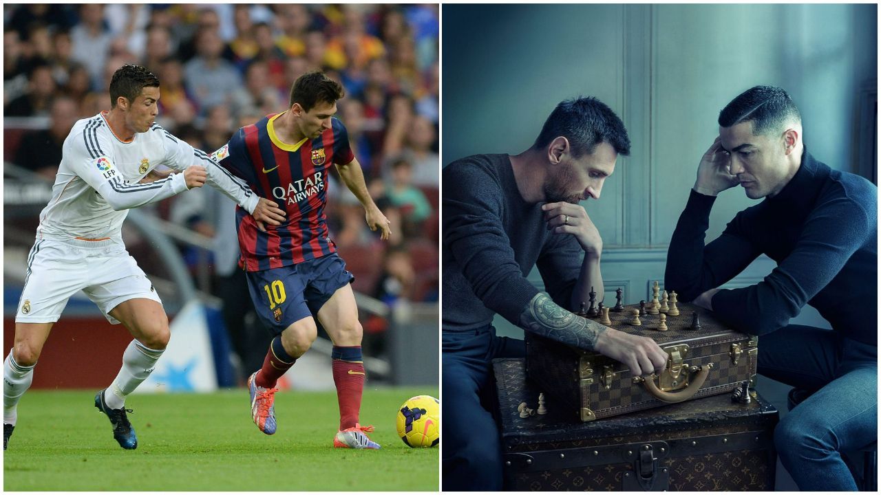 Interpretación lengua emulsión Cristiano Ronaldo y Messi, unidos por una marca de lujo: "La victoria es..."