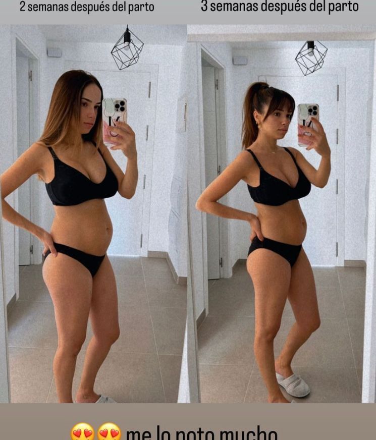 El cambio físico de Lucía Sánchez en apenas una semana