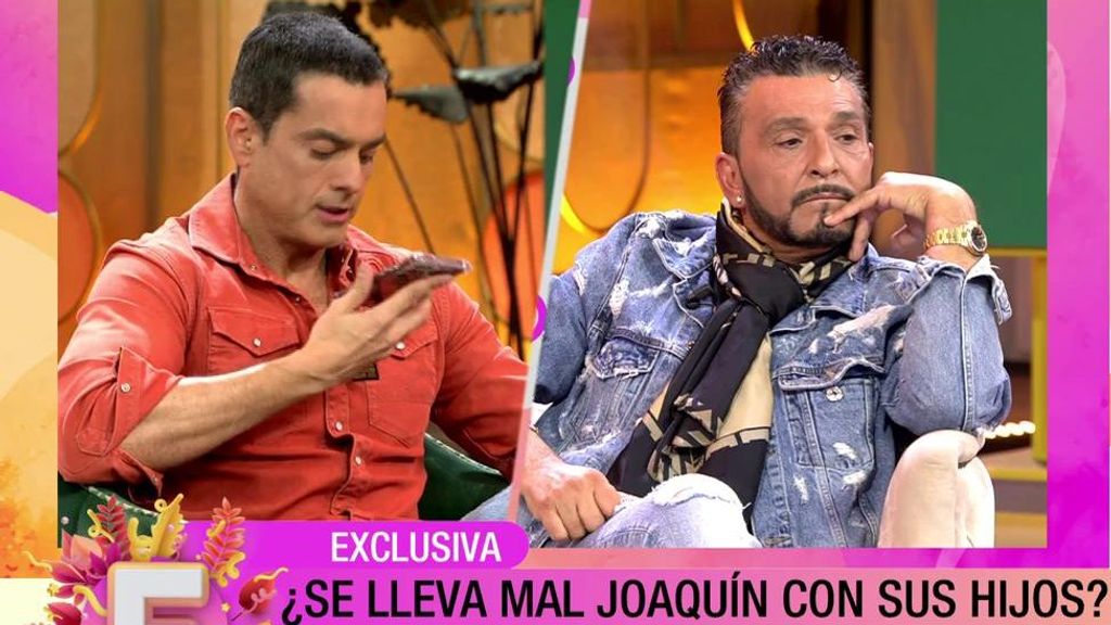 ¿Por qué no se habla Joaquín con sus hijos?