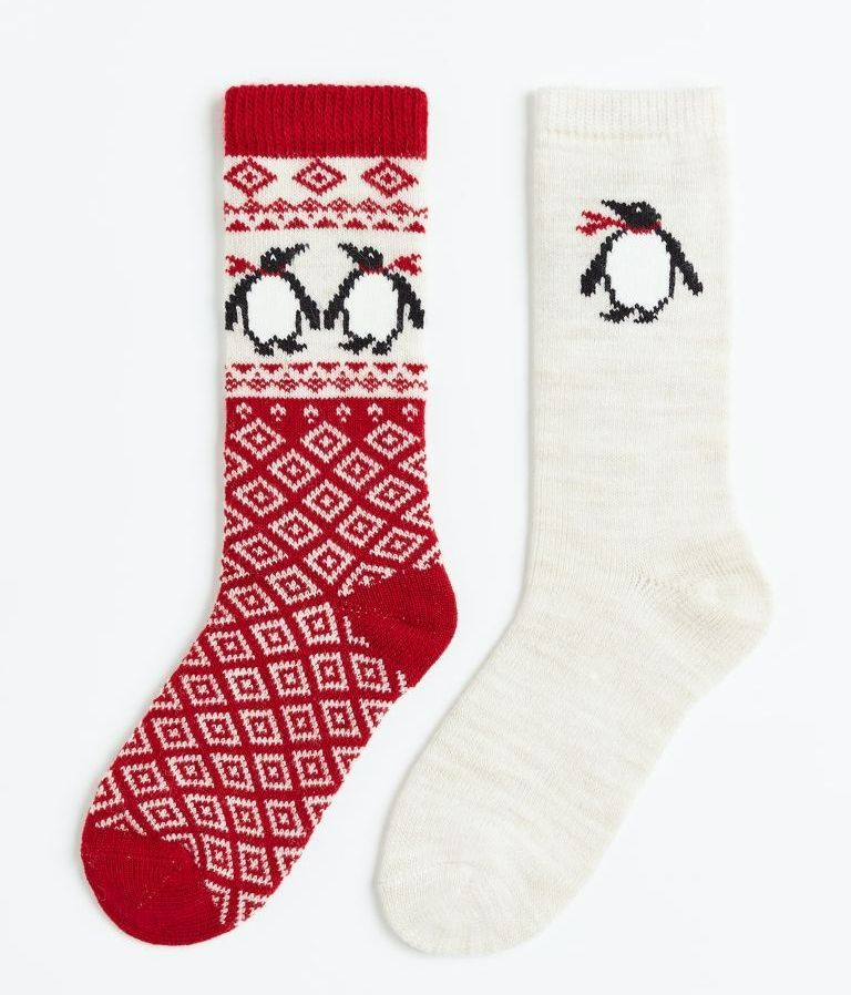 Calcetines de pingüinos de H&M