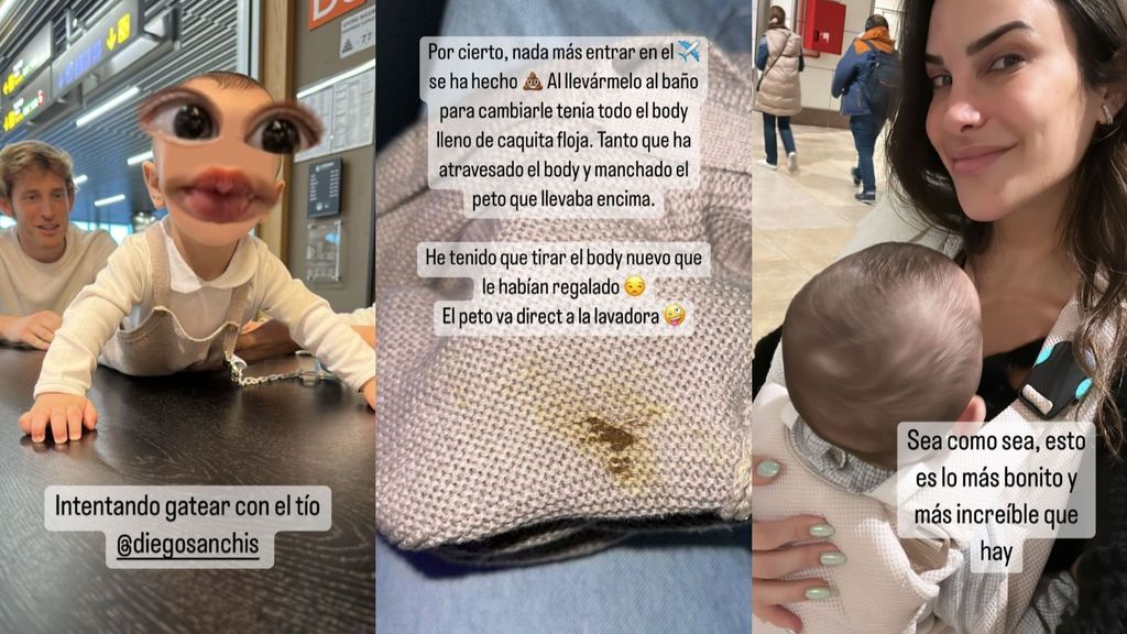 El problema de Carla Barber para viajar sola con su hijo