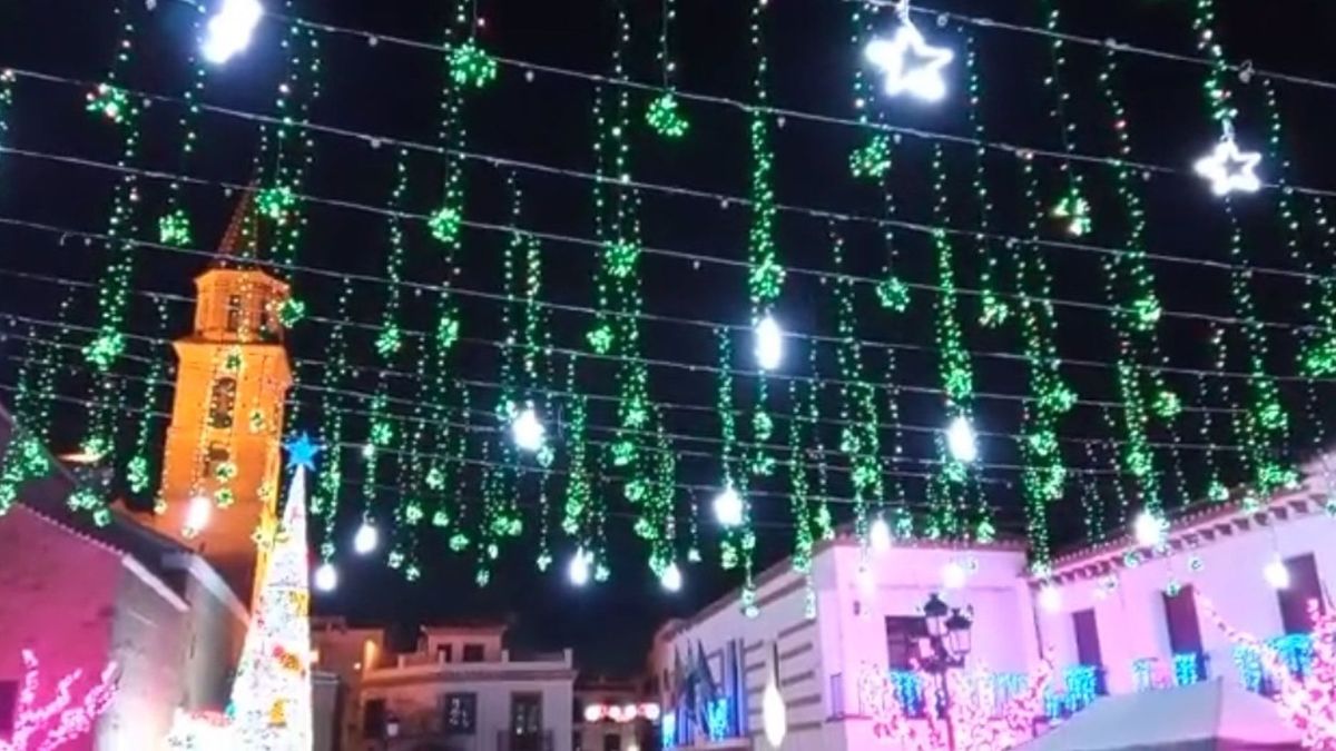 Iluminación navideña en Fondón