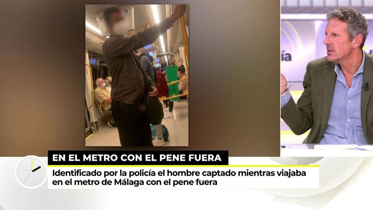 Joaquín Prat se indigna con la actitud de un exhibicionista en el metro