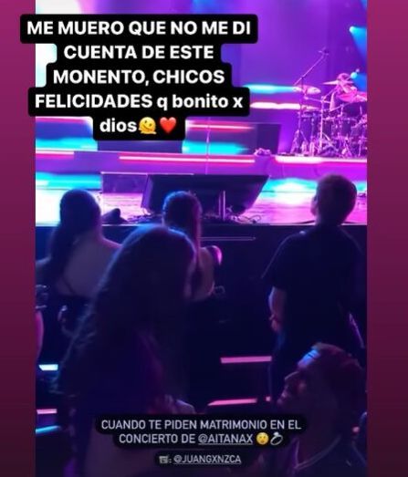 La reacción de Aitana a la pedida de matrimonio