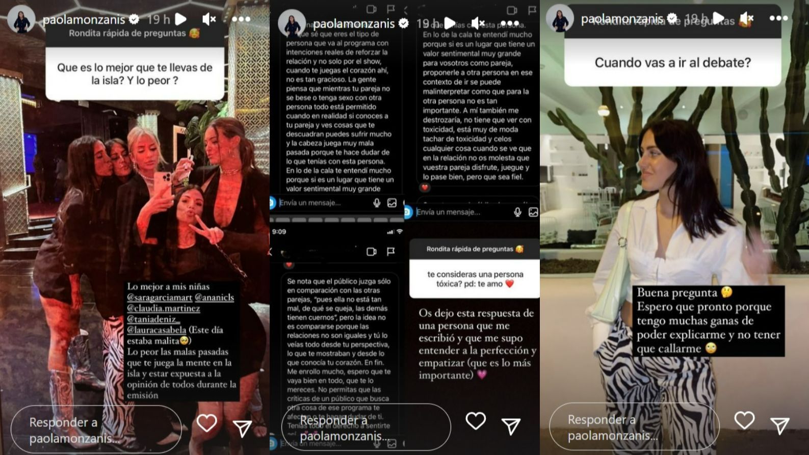 Paola Monzani resuelve las dudas de sus seguidores