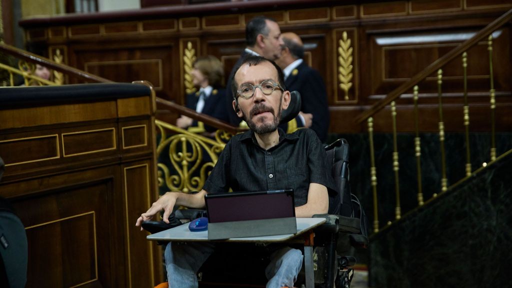 El portavoz de Podemos en el Congreso, Pablo Echenique