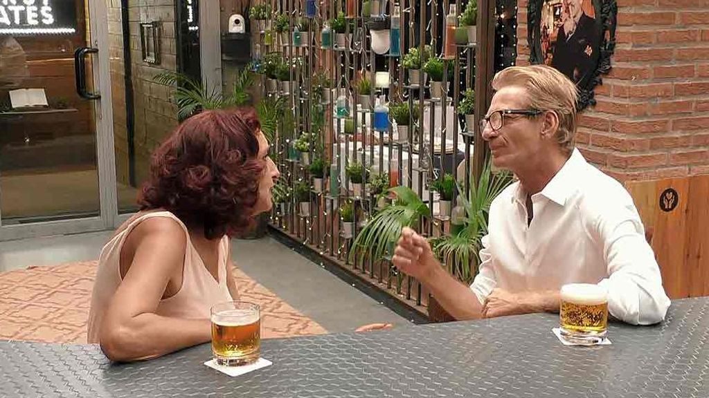 José Luis y Pepi durante su cita en 'First Dates'