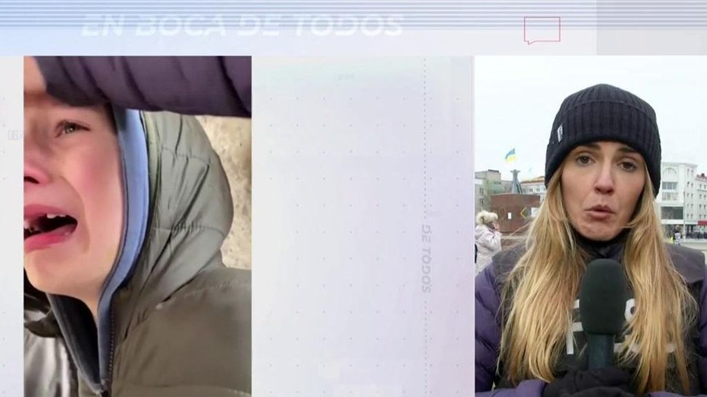 Laura de Chiclana sufre en directo un bombardeo y consuela a un niño con su madre gravemente herida: "No podíamos hacer nada por ellos