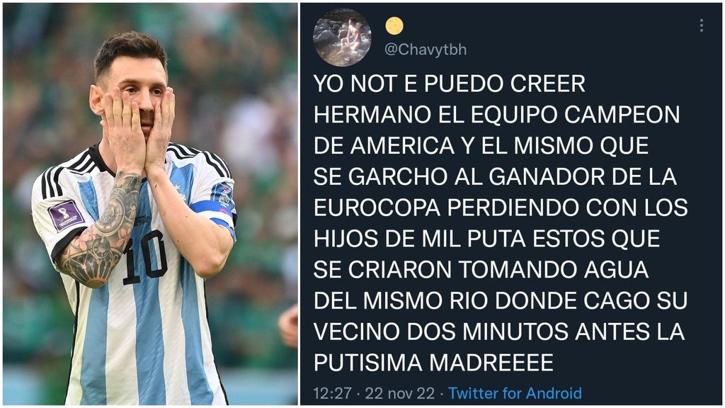 Los aficionados argentinos se ceban con sus jugadores tras perder: "De Paul, la concha de tu madre"