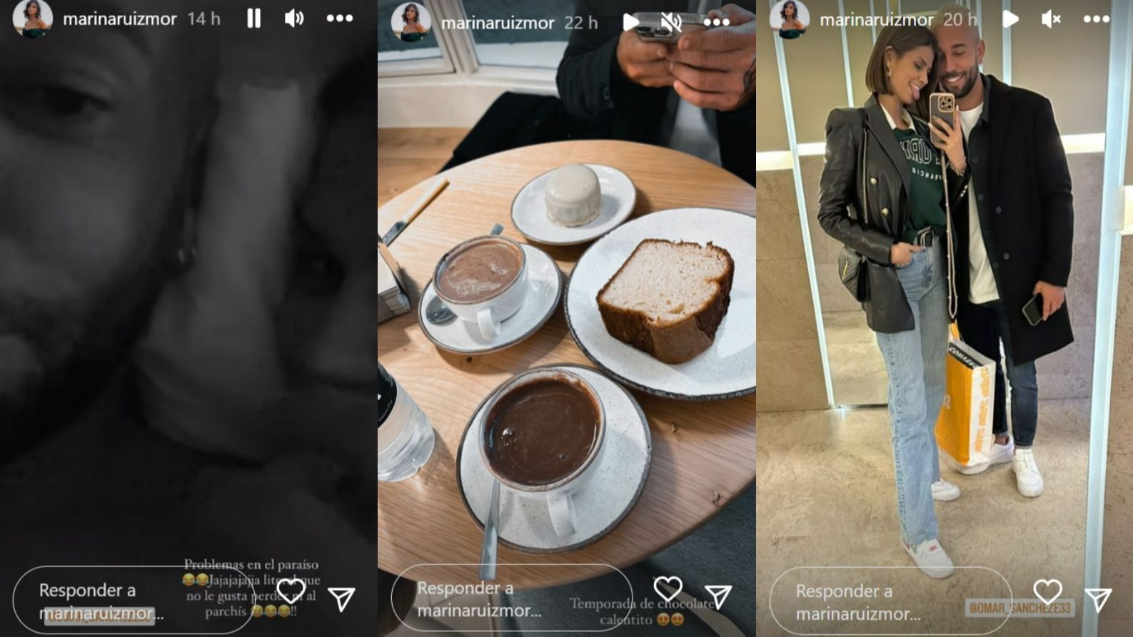 Marina Ruiz presume de su relación con Omar Sánchez