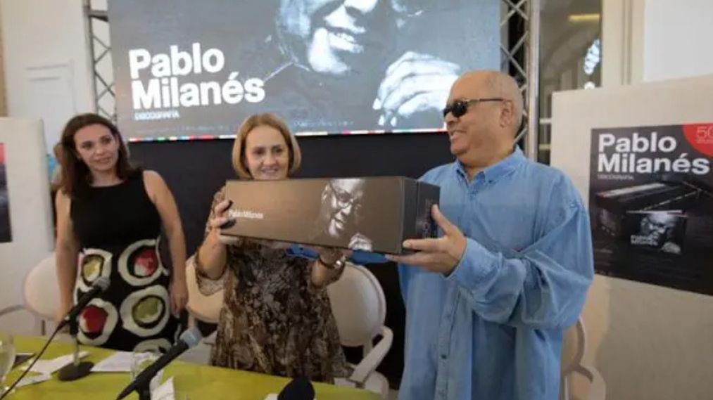 Pablo Milanés, durante un evento.