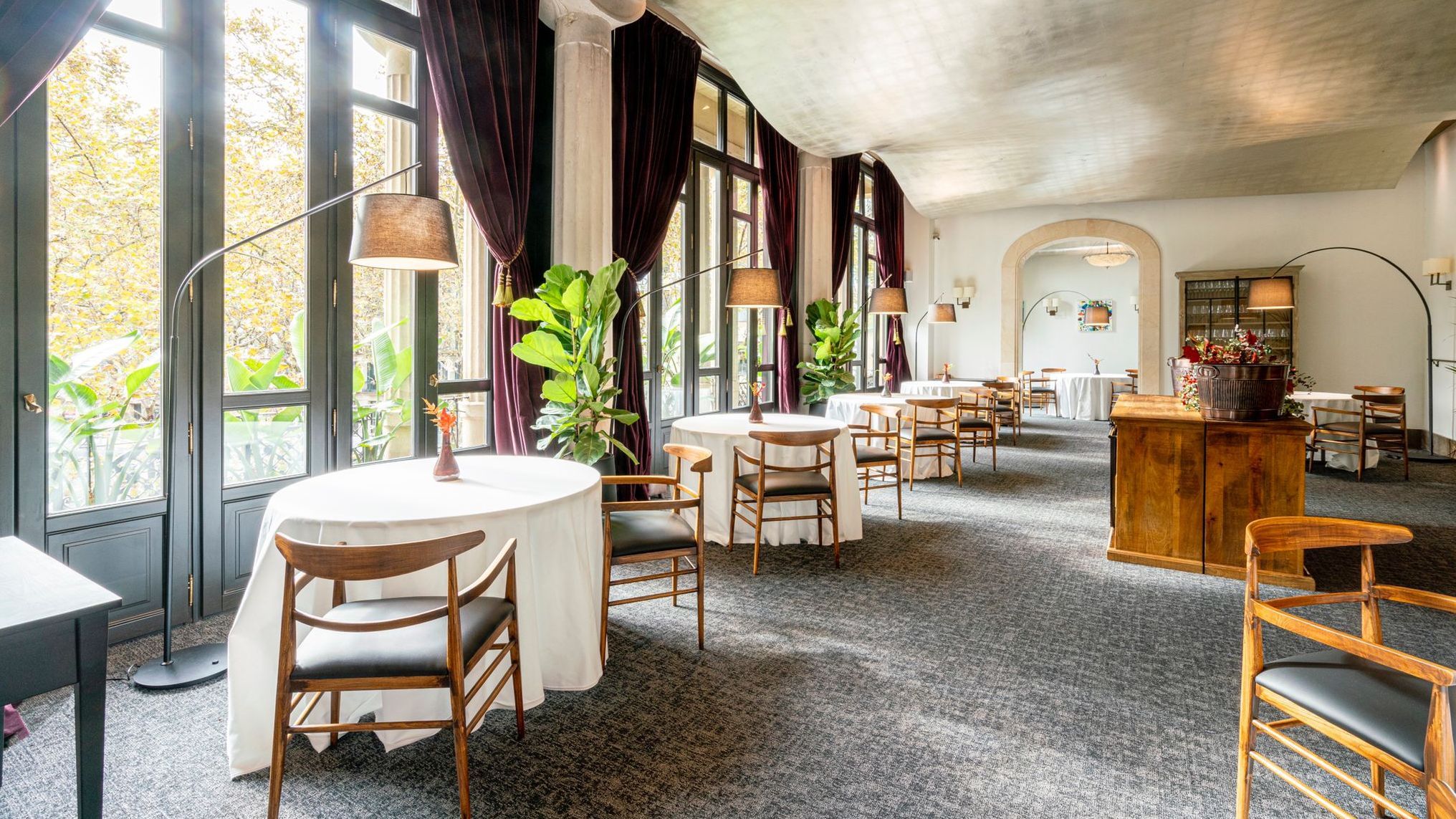 Comedor del restaurante Aleia, un espacio reservad a solo 8 mesas