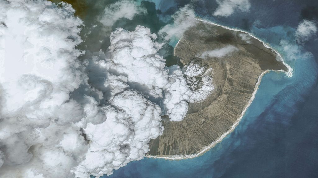 Explosión del volcán Hunga-Tonga