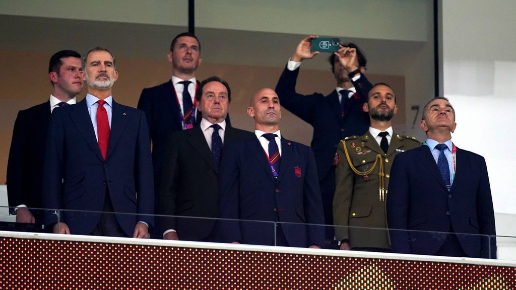 Felipe VI no se perdió el debut de España en el Mundial