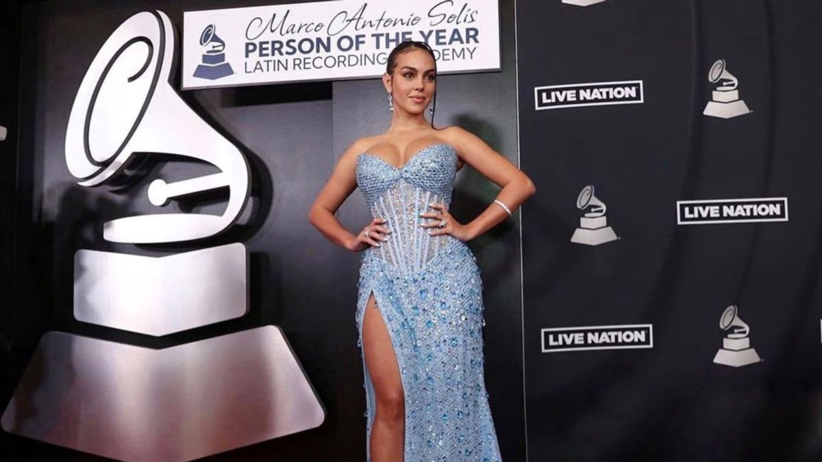 Gerogina Rodríguez en los Latin Grammy