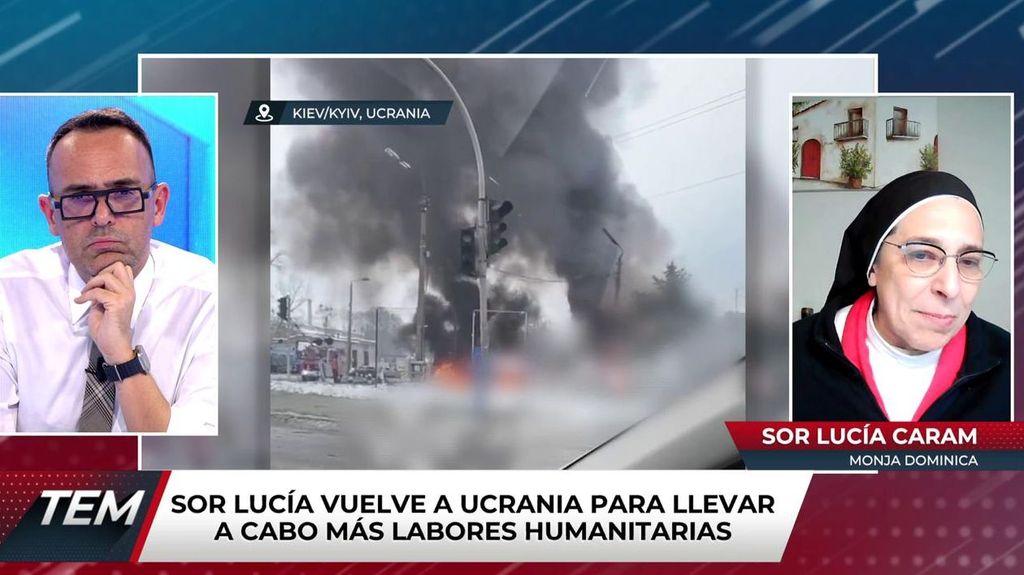 Sor Lucía Caram pone de nuevo rumbo a Ucrania