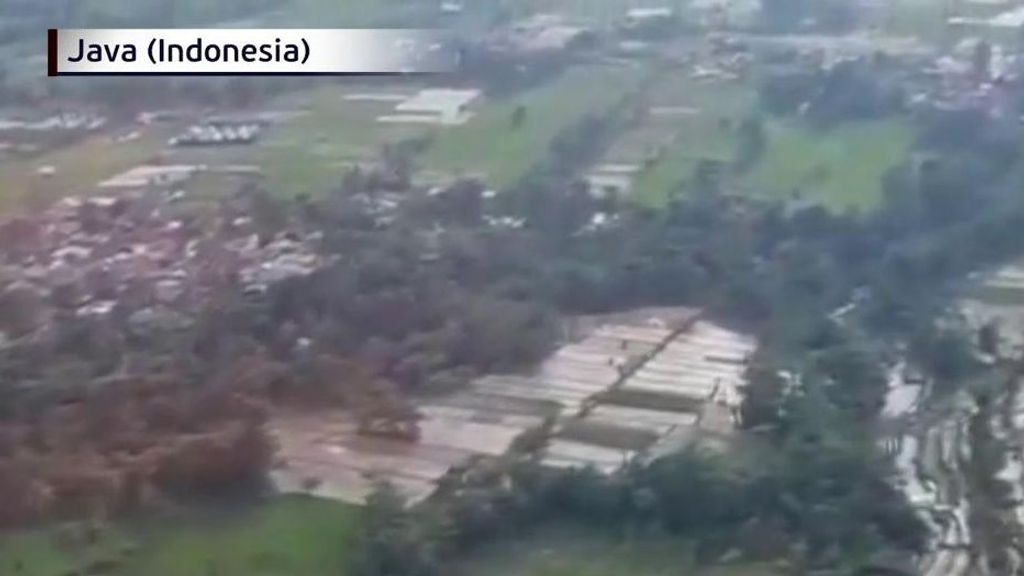 El terremoto de Indonesia visto desde el aire