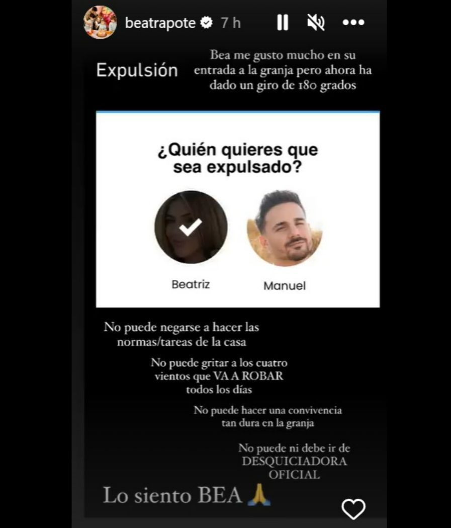 Beatriz Trapote pide la expulsión de Bea Retamal