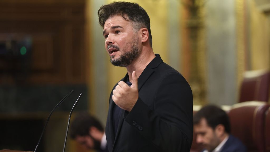 El portavoz de ERC en el Congreso, Gabriel Rufián