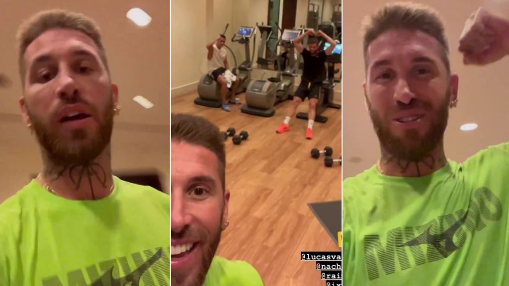 Sergio Ramos sigue unido al Real Madrid: entrenamiento con Lucas Vázquez y Nacho