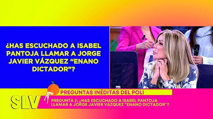Isabel Pantoja llamó "enano dictador" a Jorge Javier Vázquez, según Begoña Gutiérrez