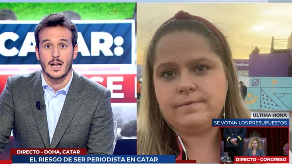 Una reportera de 'En boca de todos' denuncia las coacciones que existen para los periodistas en el mundial de Qatar