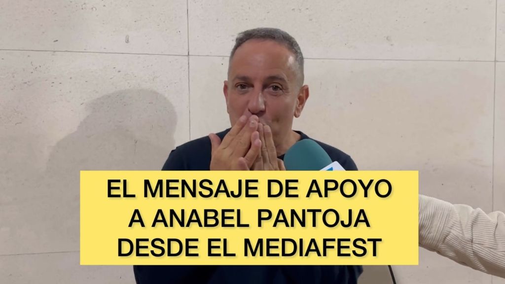 Anabel Pantoja recibe un mensaje de sus compañeros del Mediafest