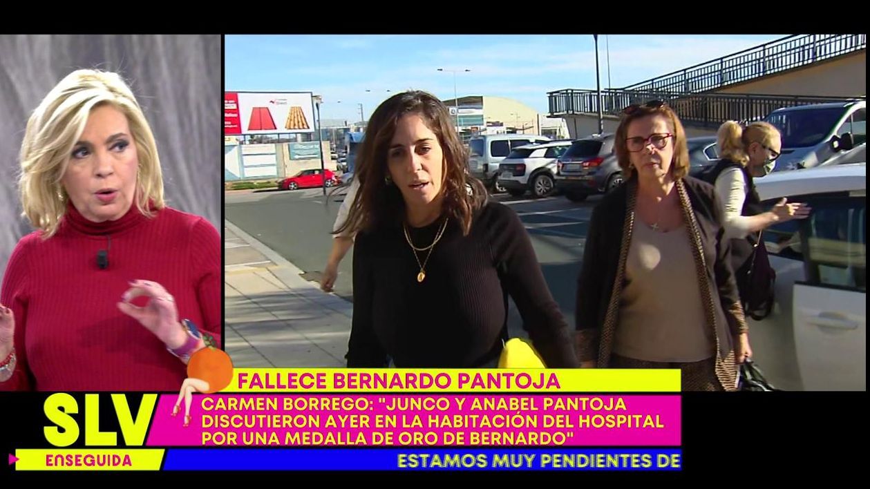 Anabel Pantoja y Junco discutieron en el hospital por una medalla de oro de Bernardo, según Carmen Borrego
