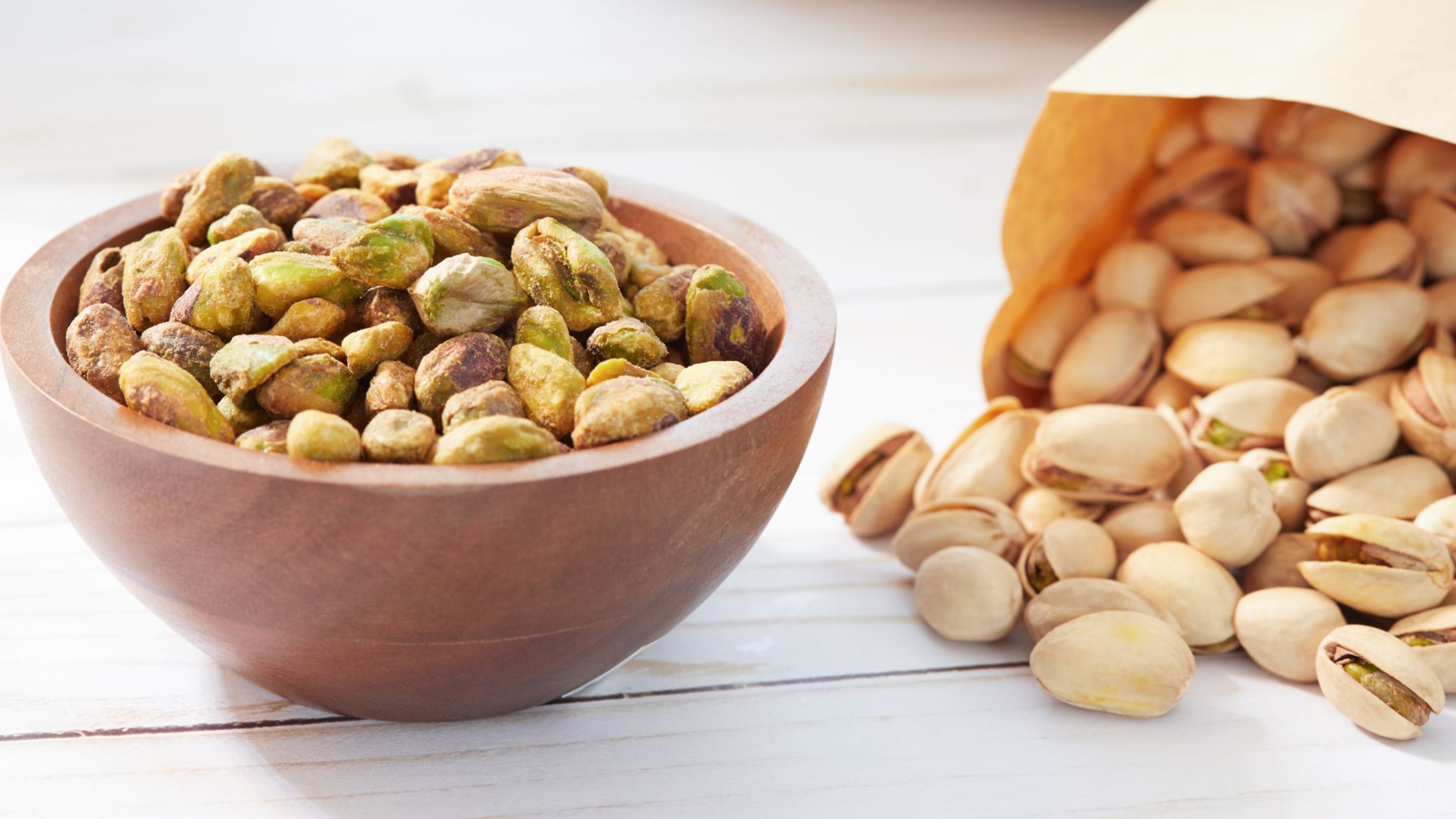 Imagen de archivo de pistachos