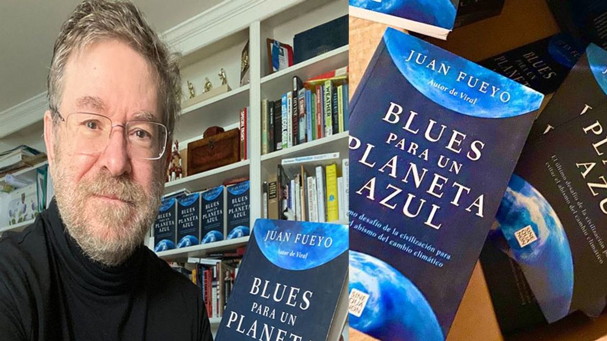 Juan Fueyo en Blues para un planeta azul hace un alegato por la defensa de una relación ética con la naturaleza porque en ello nos va la supervivencia