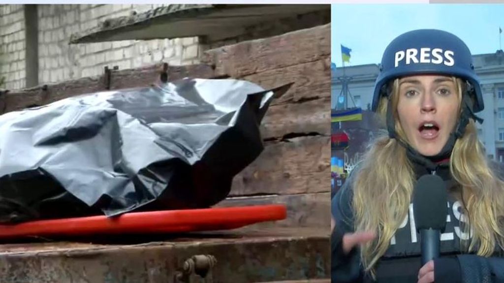 Laura de Chiclana se queda sin conexión en pleno bombardeo durante un directo desde Ucrania