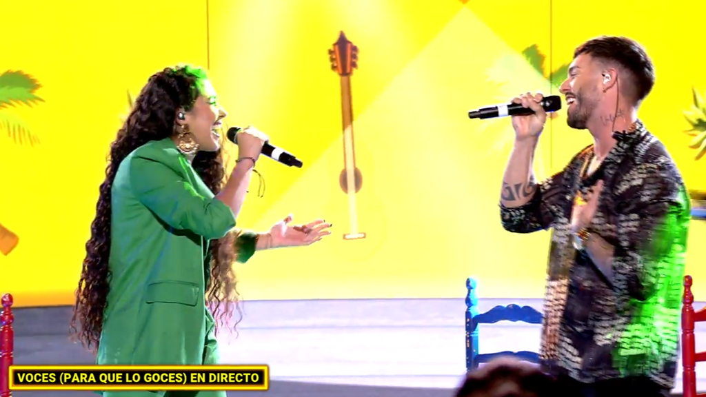 Rasel sorprende cantando junto a Shakira Martínez una versión muy flamenca de ‘Valió la pena’